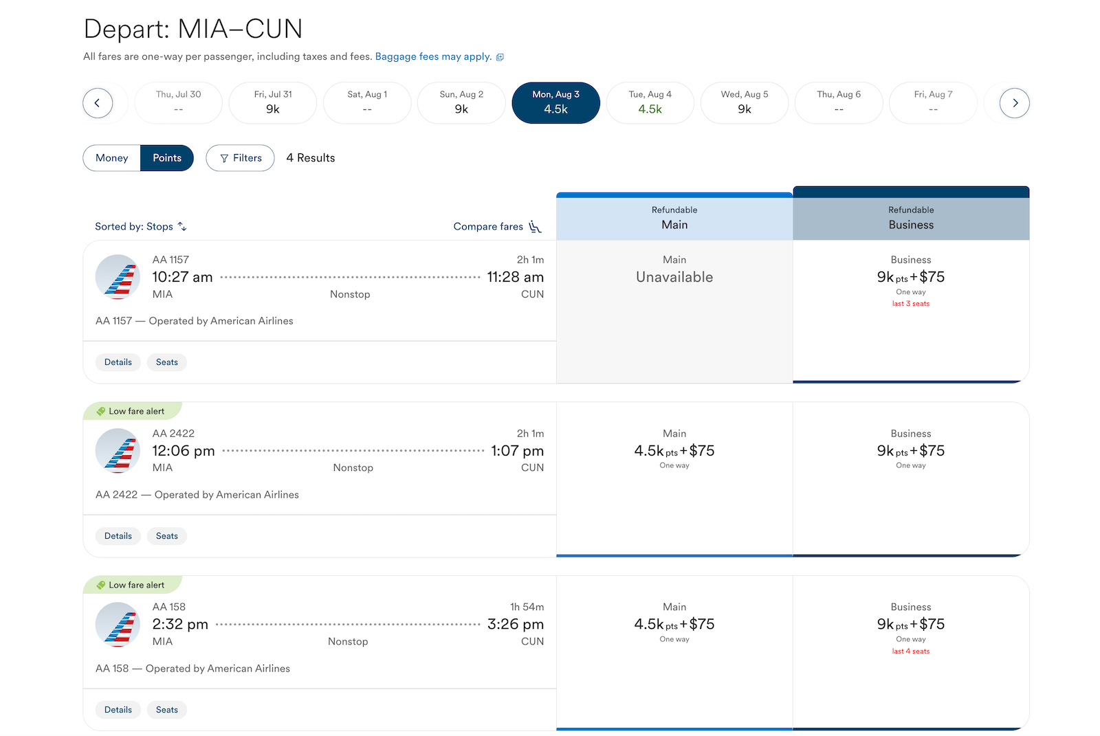 Book American Airlines flights using Alaska Airlines Atmos Rewards points. ALASKA AIRLINES